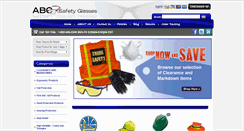 Desktop Screenshot of abcsafetyglasses.com